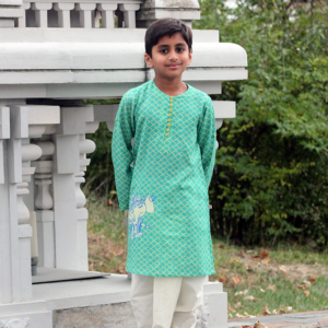 Mint Majesty Kurta